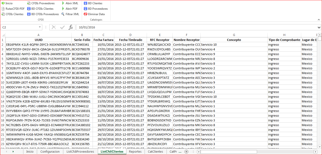 Control De Cfdi Xml En Excel Formulas Excel Sexiezpix Web Porn