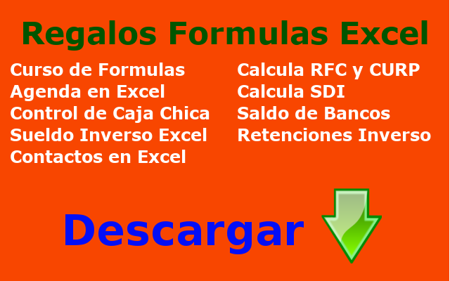 Regalos Formulas Excel